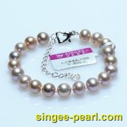 (8-9mm紫色)珍珠手链SL12019-2|心艺珍珠饰品网-珍珠图片