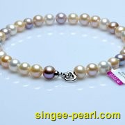 (13-14mm彩色)珍珠项链XL12005__心艺珍珠饰品网-饰品图片