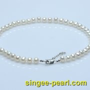 (8-9mm白色)珍珠项链XL12018|心艺珍珠饰品网-珍珠图片
