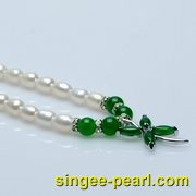 (7-8mm白色)珍珠项链XL12017-2|心艺珍珠饰品网-珍珠图片