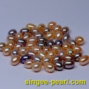 (9-10mm紫色粉色)散珍珠SZ12009-3|心艺淡水珍珠饰品图片