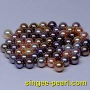 (10-10.5mm紫色粉色)散珍珠SZ12017-1|心艺淡水珍珠饰品图片