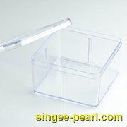 (珍珠存放)透明盒GJ12008|心艺珍珠饰品网-珍珠图片