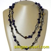 花式珍珠项链HL12042|心艺珍珠饰品网-珍珠图片