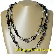 花式珍珠项链HL12044|心艺珍珠饰品网-珍珠图片