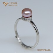 (6.5-7mm紫色)珍珠戒指XY14008-3|心艺珍珠饰品网-珍珠图片