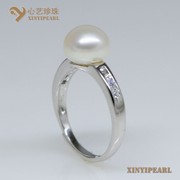 (9-9.5mm白色)珍珠戒指XY14010-1|心艺珍珠饰品网-珍珠图片