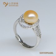 (9.5-10mm粉色)珍珠戒指XY14019-2|心艺珍珠饰品网-珍珠图片