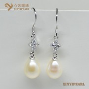 (7-8mm白色)珍珠耳环XY14050-1__心艺珍珠饰品网-饰品图片