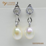 (7-8mm白色)珍珠耳环XY14059-1|心艺淡水珍珠饰品图片