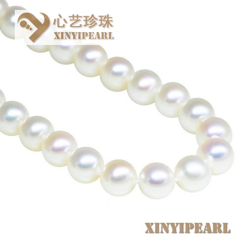 (10-11mm白色)珍珠项链XY15320|心艺淡水珍珠饰品图片