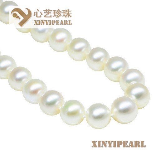 (9-10mm白色)珍珠项链XY15323|心艺高档珍珠首饰图片