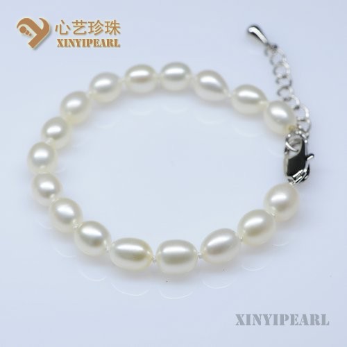 (7-8mm白色)珍珠手链SC12076|心艺淡水珍珠饰品图片