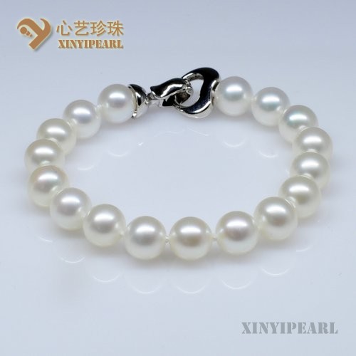 (9-10mm白色)珍珠手链SC12086-1__心艺珍珠饰品网-饰品图片