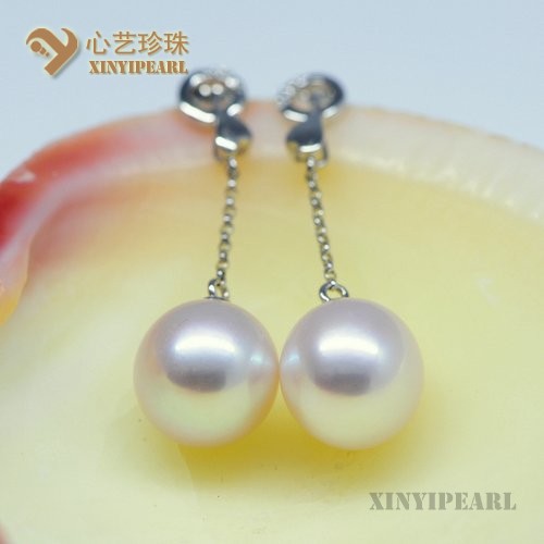 (11.3mm白色)珍珠耳坠SC12106|心艺珍珠饰品网-珍珠图片