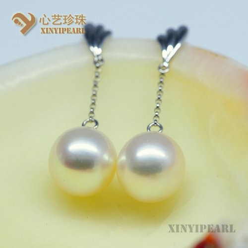 (11.3mm白色)珍珠耳坠SC12107|心艺珍珠饰品网-珍珠图片