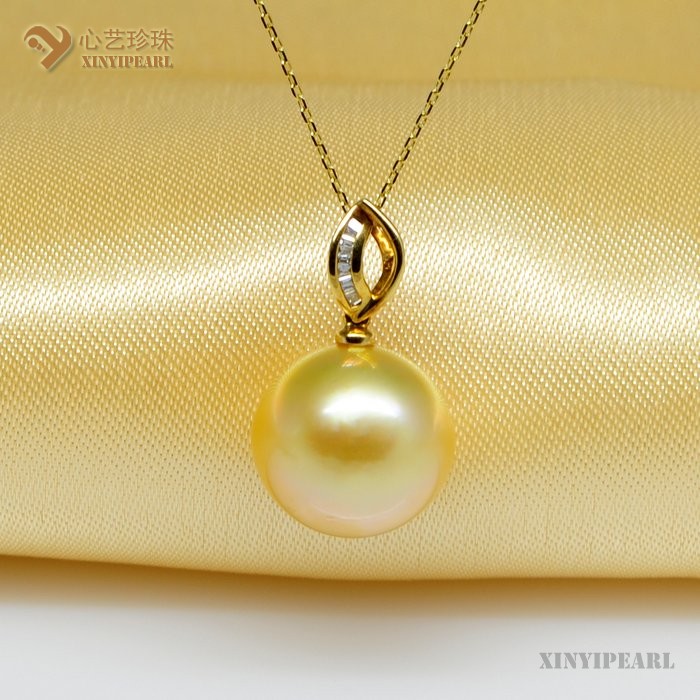 (14-15mm金色)珍珠挂坠SC12187|心艺珍珠饰品网-珍珠图片
