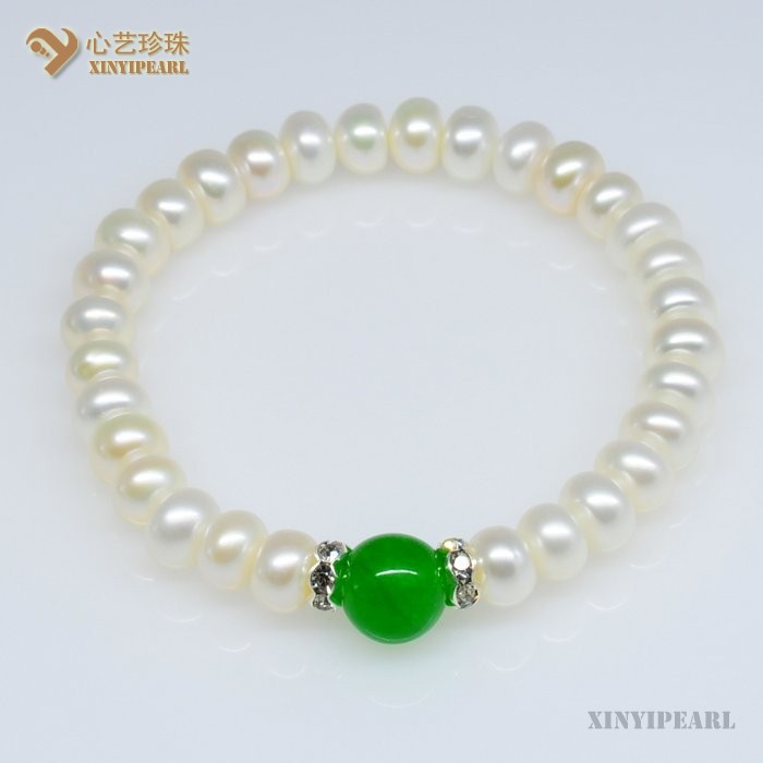 (7-8mm白色)珍珠手链SC12194-1|心艺淡水珍珠饰品图片