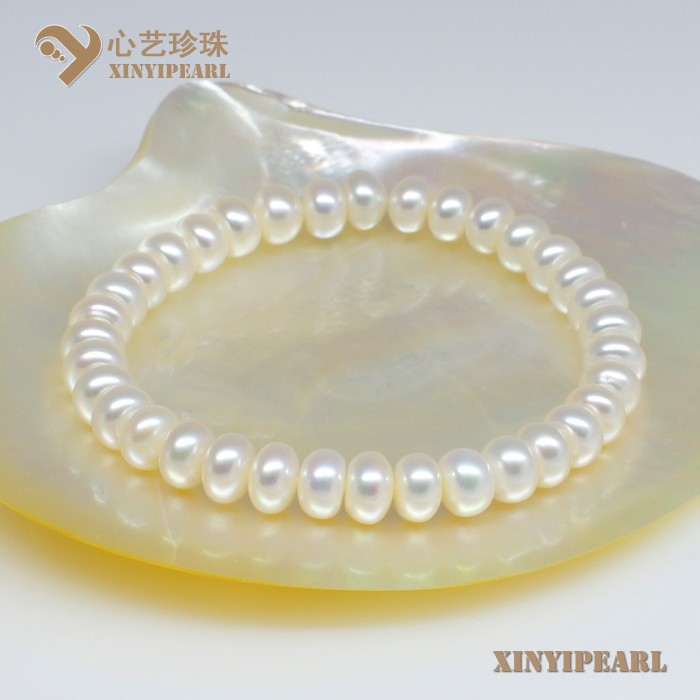 (7-8mm白色)珍珠手链SC12225-2|心艺淡水珍珠饰品图片