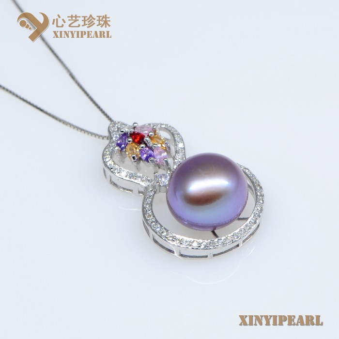 (12-13mm紫色)珍珠吊坠SC12263-3|心艺珍珠饰品网-珍珠图片