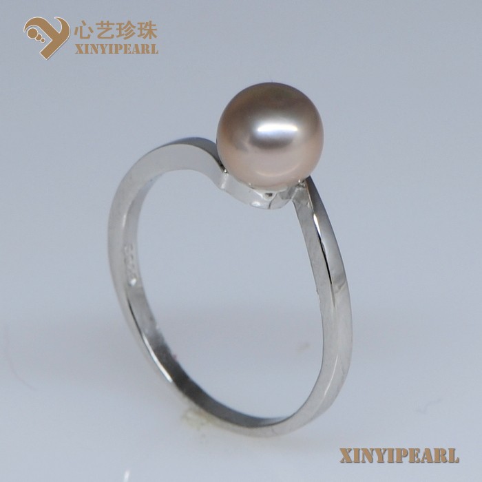 (7-8mm紫色)珍珠戒指XY13017-3|心艺珍珠饰品网-珍珠图片