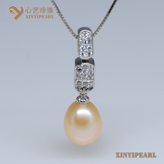 (9-10mm粉色)珍珠吊坠XY13069-2|心艺淡水珍珠饰品图片